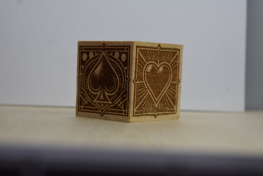 🂡 Art Deco Euchre Cube – 1920s Card Room Edition