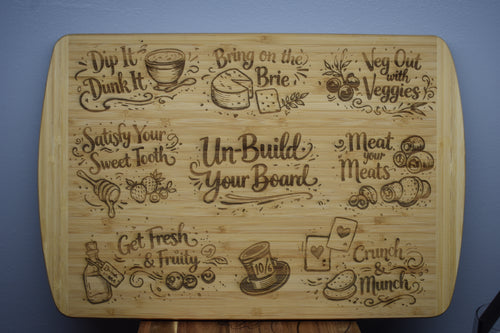 Mad Tea Party “Un-Build Your Board” Charcuterie Board